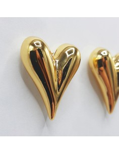 Orecchini a cuore oro 2