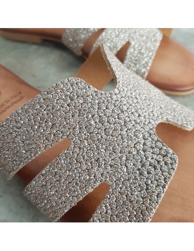 Dorea ciabattina con glitter oro Dorea ciabattina con glitter oro