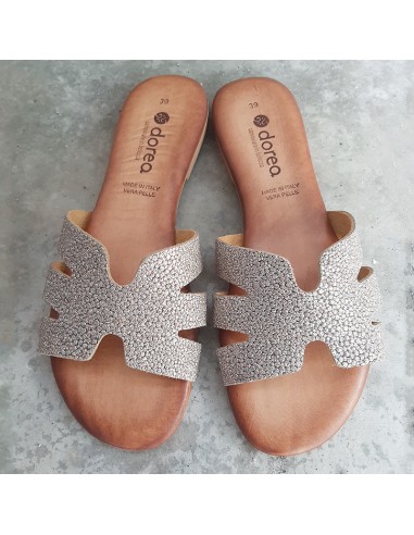 Dorea ciabattina con glitter oro Dorea ciabattina con glitter oro