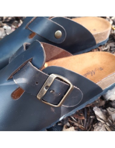 BELLINI SABOT IN PELLE OLIATA T.MORO