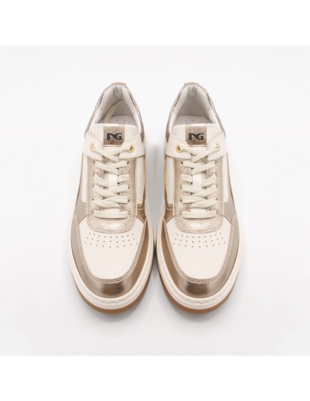 NEROGIARDINI I411642D sneakers in pelle metalizzata