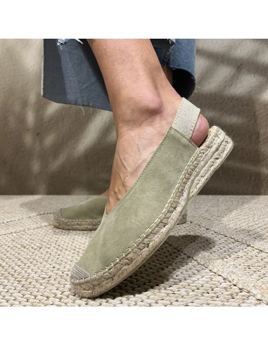 Slingback espadrillasin in pelle...