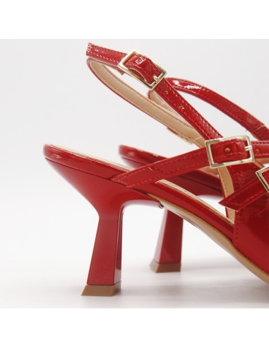 Pasinetti decolletè in vernice rossa...