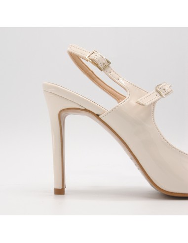 Decolleté tacco 10 burro