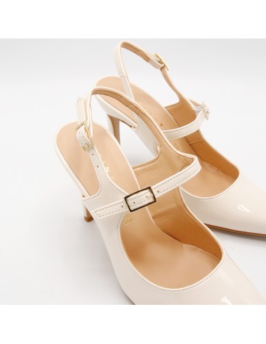 Decolleté tacco 10 burro