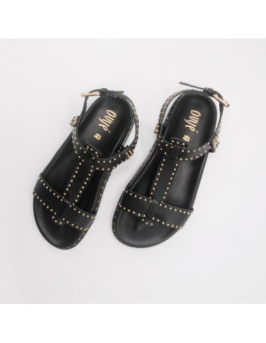 Ovyè sandalo in pelle con borchiette...