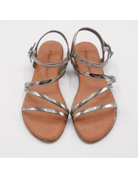 Sandalo canna di fucile con listini a specchio