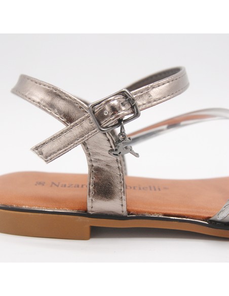 Sandalo canna di fucile con listini a specchio