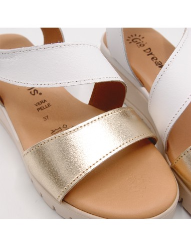 Gio dreams sandalo bianco con zeppa