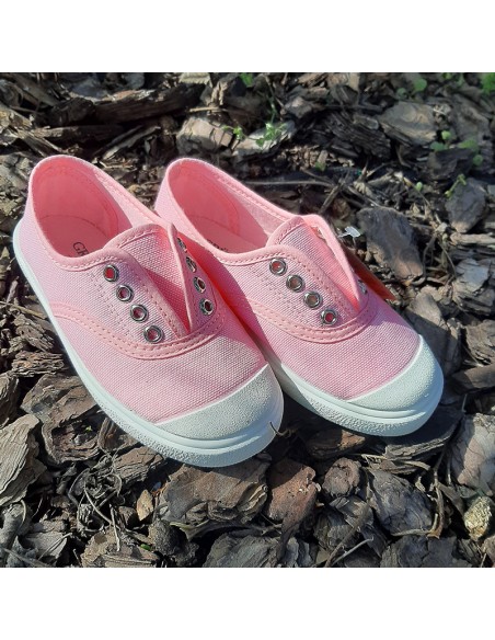 Grunland sneakers in tela ROSA
