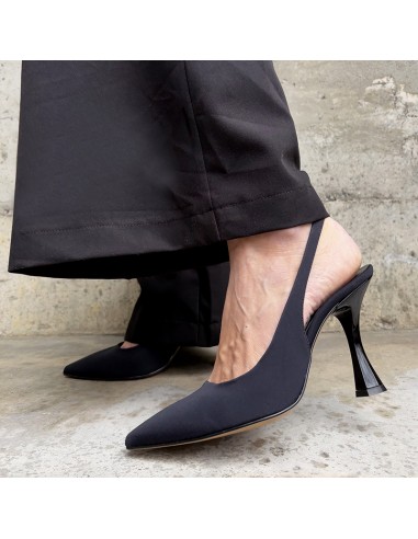NACREE DECOLLETE' IN LYCRA NERO