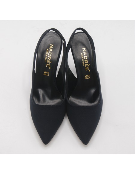 NACREE DECOLLETE' IN LYCRA NERO