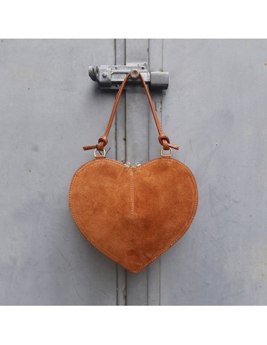 Pasinetti borsa cuore in camoscio cuoio