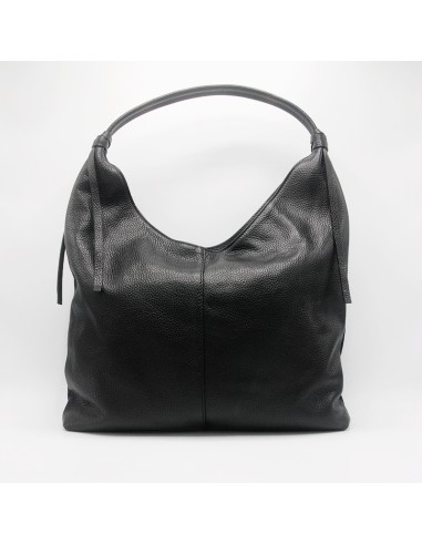 Maxi-bag in pelle nera