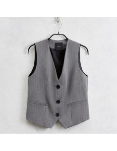 Lumina gilet gessato grigio... 2