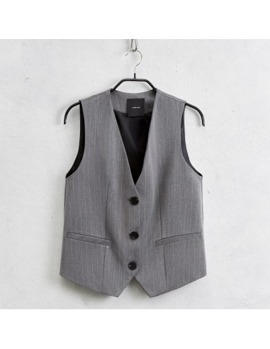 Lumina gilet gessato grigio L9324 Lumina gilet gessato grigio L9324