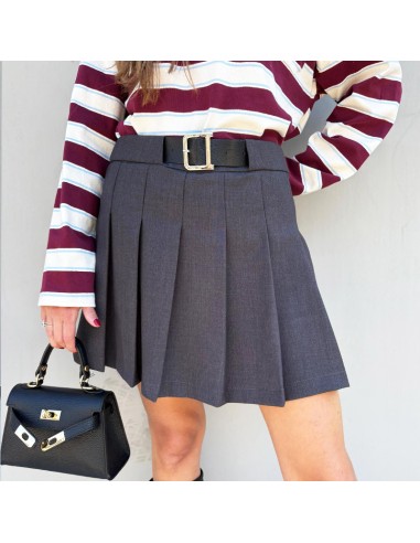 Lumina gonna a pieghe stile college