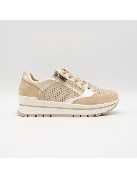 IGI&CO 7660733 sneakers beige/oro