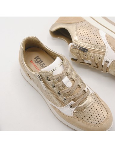 IGI&CO 7660733 sneakers beige/oro