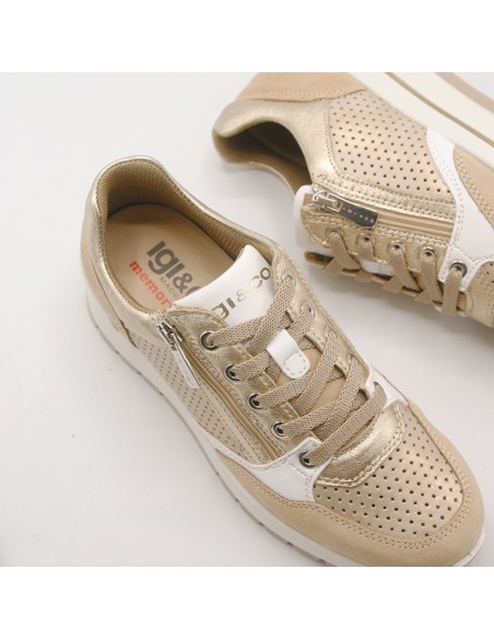 IGI&CO 7660733 sneakers beige/oro