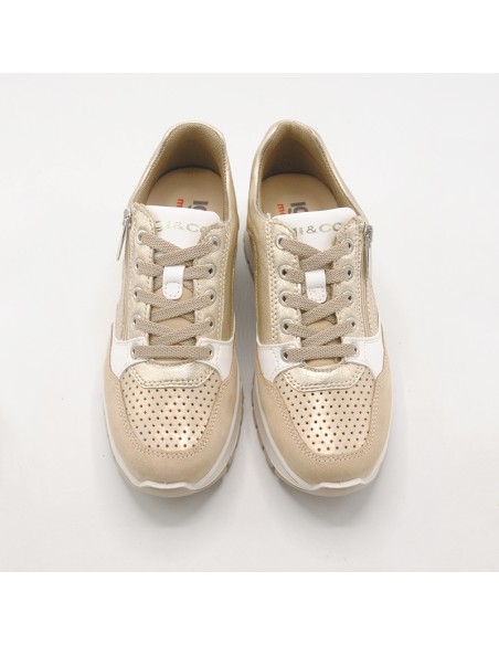 IGI&CO 7660733 sneakers beige/oro