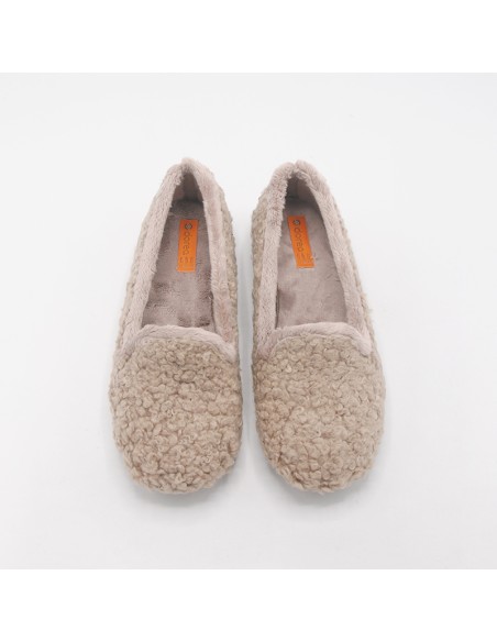 Ciabatta / ballerina in peluches teddy