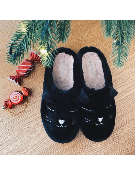 GRUNLAND CIABATTA GATTINO NERO