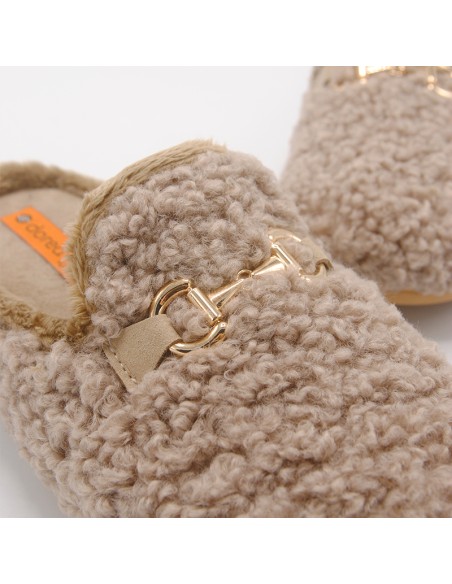 DOREA LB377 CIABATTA TEDDY TAUPE