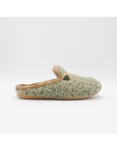 DOREA LB377 CIABATTA TEDDY VERDE
