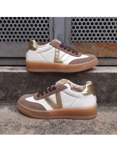 Vitamina sneakersin pelle bianco/sand
