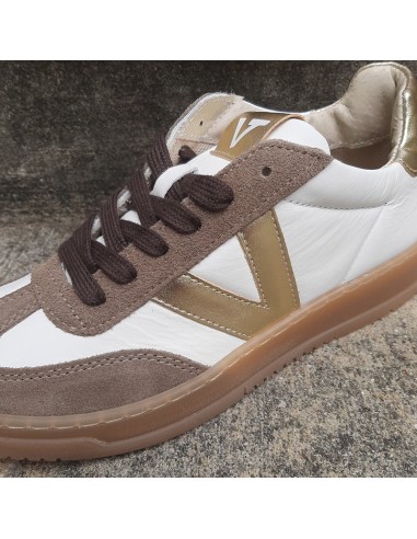 Vitamina sneakersin pelle bianco/sand Vitamina sneakersin pelle bianco/sand