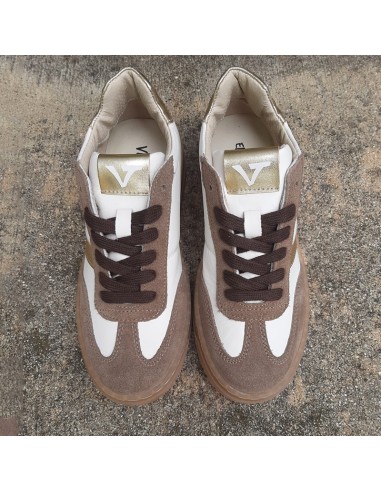 Vitamina sneakersin pelle bianco/sand Vitamina sneakersin pelle bianco/sand