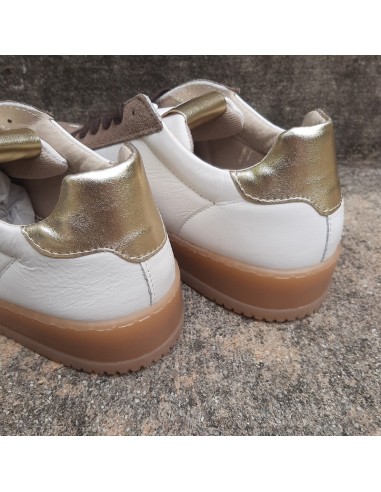 Vitamina sneakersin pelle bianco/sand Vitamina sneakersin pelle bianco/sand