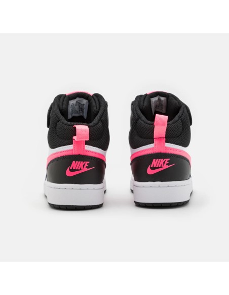 NIKE COURT MID 2 NERO/BIANCO/FUXIA
