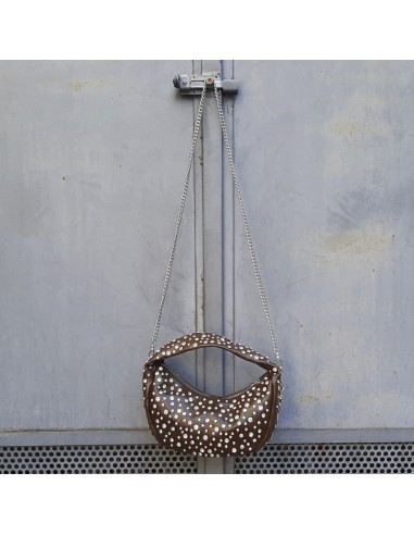 Borsa full-strass marrone Borsa full-strass marrone