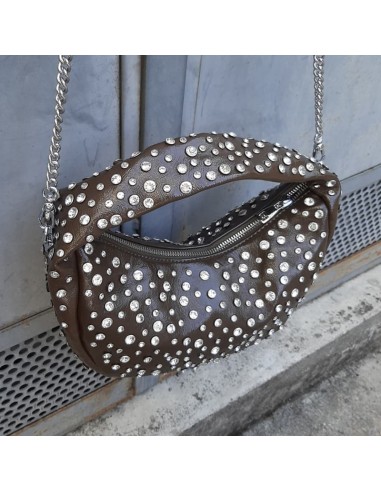 Borsa full-strass marrone Borsa full-strass marrone