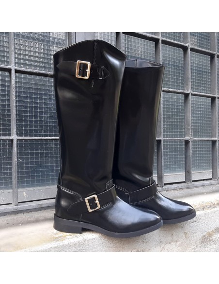 Pasinetti stivali cavallerizza neri
