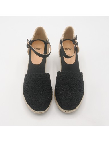 CALZAMANIA Campesina in pizzo nero