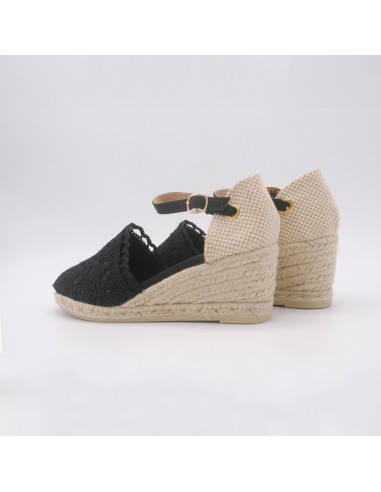 CALZAMANIA Campesina in pizzo nero