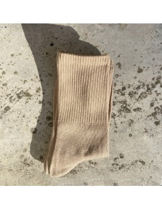 CALZINI CALDO COTONE BEIGE 2