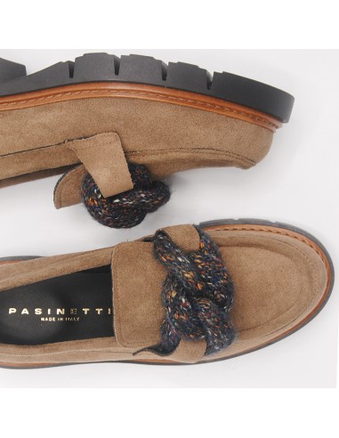 Pasinetti mocassino scamosciato taupe Pasinetti mocassino scamosciato taupe