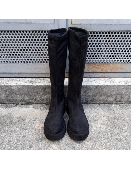 Pasinetti stivale con zeppa elasticizzato