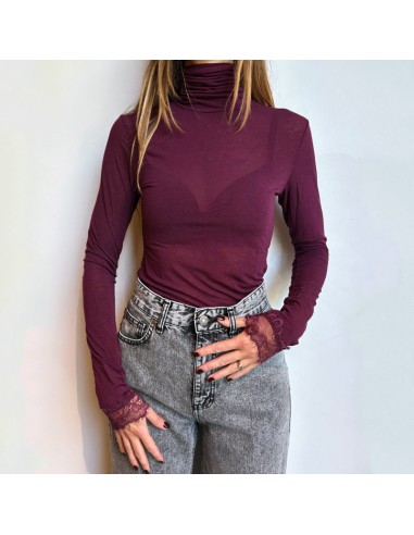 Lumina dolcevita "Cashmere Touch" bordeaux