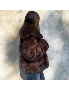 Ecopelliccia con maxi-collo 2