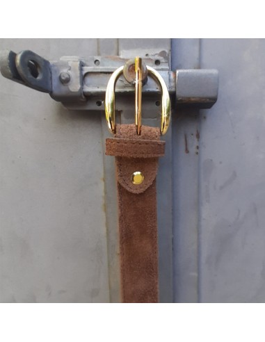 Cintura camoscio 2.5 fango