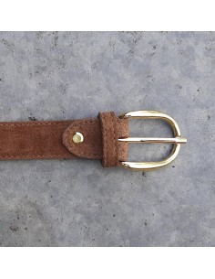 Cintura camoscio 2.5 fango 2