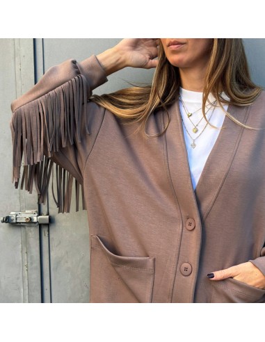 Lumina felpa/cardigan LD3644 fango