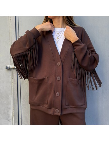 Lumina felpa/cardigan LD3644 marrone