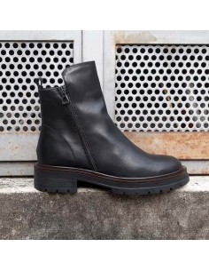 Dreena's boot in pelle con zip