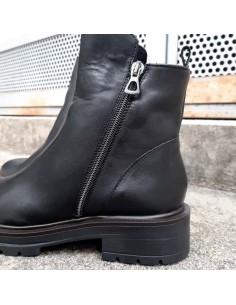 Dreena's boot in pelle con zip 2